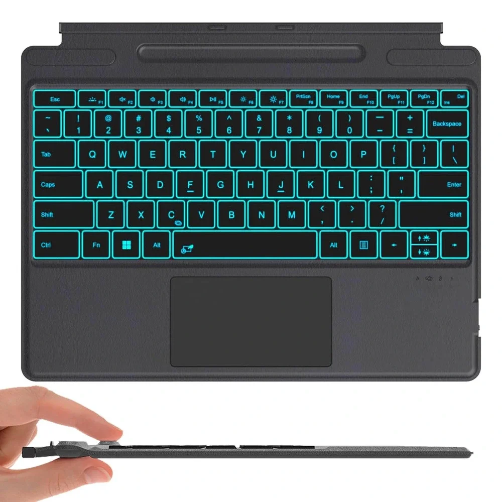 Surface Pro Tablet Ultra Thin Keyboard For Surface Pro 8 9 X 10 And 11 Black NEW